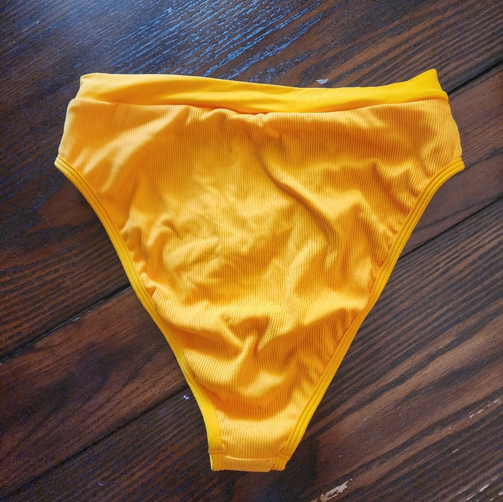 NWT L*Space Frenchi Bitsy Cut Mandarin Bikini Bottom sz XL - Picture 3 of 6